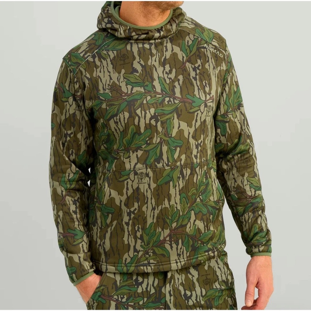 NEW W/ TAGS!! Nomad Greenleaf Camo Utility Hoodie - Men's Sweatshirt - Size M - Picture 2 of 10